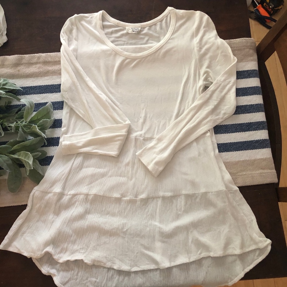 White Tiered Tunic